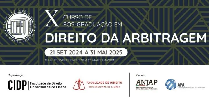 X Curso de Pós-Graduação em Direito da Arbitragem